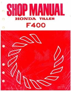 Honda F400 Tiller Shop Manual : 6172301 - Picture 1 of 1