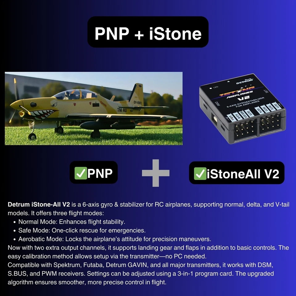 Dynam EMB-312 Tucano 4S RC Scale Plane 1.3m w/ Flaps - Image 1 of 4