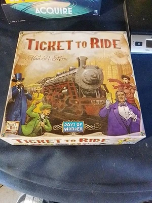 Days of Wonder Ticket To Ride by Alan R Moon Train Adventure Board Game Complete - Image 1 of 4