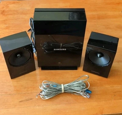 Kit de alto-falantes traseiros surround sem fio Samsung SWA-5000 PS-DS2 alto-falantes receptor - Imagem 1 de 4