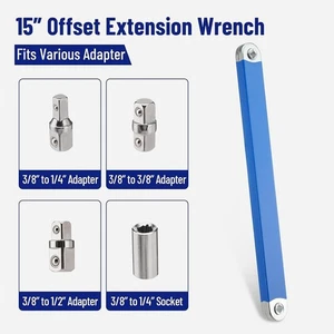 Heavy Use Wrench Extender Tool Set for Automotive and Mechanical Applications - Picture 1 of 8