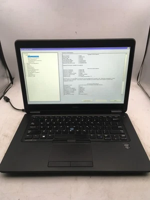 DELL LATITUDE E7450 - BOOTS TO BIOS - INTEL I5 5300U - 8GB RAM - NO OS -READ- BB - Image 1 of 4