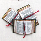 BIBLE *OPEN BOOK* Dollhouse Miniature Book 1:12 Scale Book Religion