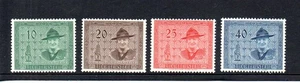 Liechtenstein 1953 Satz 315/18 Pfadfinder kongress Vaduz Jamboree postfrisch - Picture 1 of 2