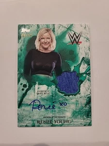 2018 Topps WWE Undisputed Renee Yound Auto/Relic 48/50 - Picture 1 of 3
