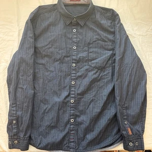 Seven for All Mankind Men’s Longsleeve Button Up Shirt, Navy, 684 - Picture 1 of 16