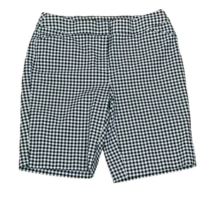 Coldwater Creek Bermuda Shorts schwarz weiß Gingham Karo Stretch Gr. 4 neu ohne Etikett - Bild 1 von 6