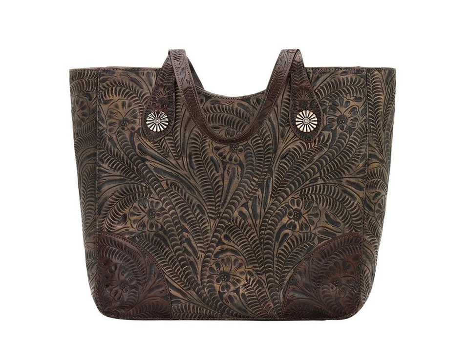 American West 6683965 Annies Secret Collection Large Zip Top Tote