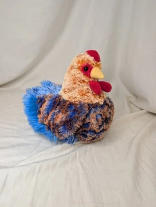 HENRIETTA el Peluche Azul Pollo Gallina Peluche - Douglas Cuddle Toys Granja - Imagen 1 de 7