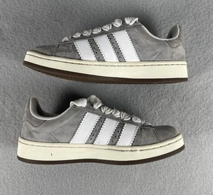 Adidas Campus Sneakers Men's Sz 6 00s(HQ8707) Gray Suede Mint Traction - Picture 1 of 8