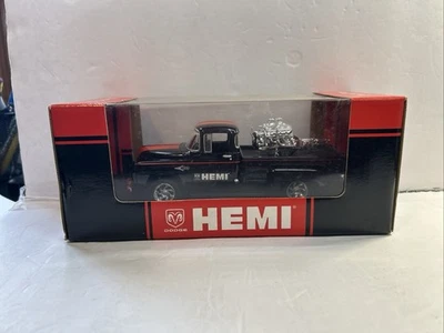Liberty Classics 1957 Dodge Stepside Truck with Hemi Engine Black 1:25 Diecast - Image 1 of 4