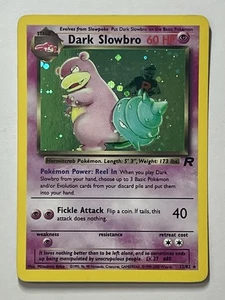 Dark Slowbro 12/82 (LP) Holo Rare Team Rocket Unlimited 1996 WOtC Pokémon Card - Picture 1 of 8