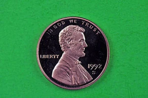 1992-S Deep Cameo Lincoln Penny US GEM Proof Coin - Picture 1 of 1