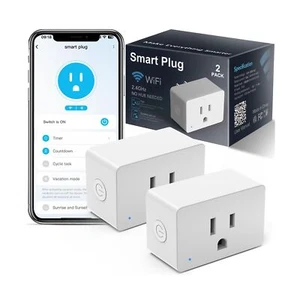 Smart Plugs, WiFi Outlets Work with Alexa&Google Assistant, Timer P... Fast Ship - Picture 1 of 7