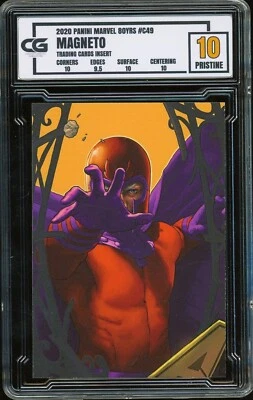 2020 Panini Marvel 80 Years C49 FULL ART C CARD ~ Magneto ~ CG 10 PRISTINE - Image 1 of 2