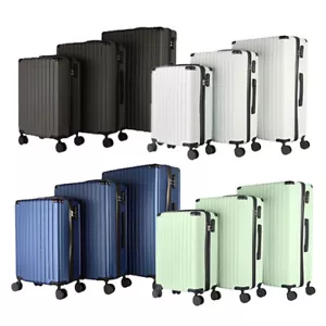 Hard Shell Suitcase Set 20/24/28 Inch travel cabin luggage 4 wheels trolley case - Picture 1 of 13