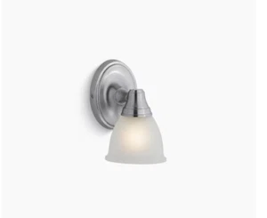 New! Kohler K-11365-G Forté One-Light Sconce Brushed Chrome - Picture 1 of 1