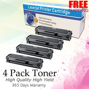 4 Stück/Pack Samsung MLT-D101S Schwarz Tonerkassette ML-2165W SCX-3405W SF760P - Bild 1 von 5
