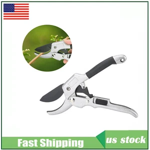 Heavy Duty Garden Ratchet Hand Pruners Pro Pruning Shears Clippers Trimmers USA - Picture 1 of 12