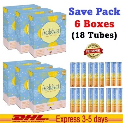 18 Tubes AELOVA Weight Management Weight Loss Effervescent Tablets Fast ship DHL - Image 1 of 4
