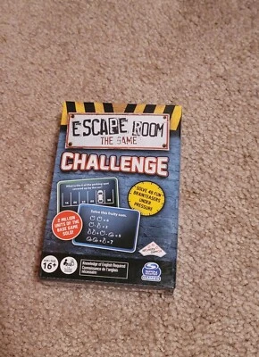 Escape Room The Game Challenge 48 Fun Brainteasers Family Night Stocking Stuffer - Image 1 of 3