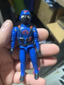 New 1983 Style Gi Joe Cobra Black Major Blue Venom Officer Version Limited Run - Picture 1 of 1