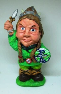 Greta Thunberg as  Viking Warrior Sculpture - Picture 1 of 9