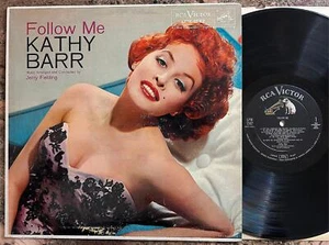 FOLLOW ME~KATHY BARR~RARE JAZZ VOCAL~1957 RCA Mono 1S/1S STYAMPERS DEEP GROOVE - Picture 1 of 5