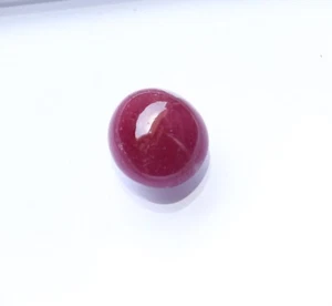 Natural Ruby Gemstone Ruby Smooth Polished Loose Red Ruby Cabs 13X11MM CT.8.60 - Picture 1 of 4