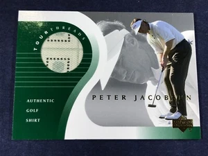 S3-41 GOLF CARD - PETER JACOBSEN - TOUR THREADS - 2001 UPPER DECK - TT-PJ - Picture 1 of 2