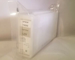 New Genuine Epson T9090 Light Gray Ink Cartridge Epson SC-P10070 Epson SC-20070 - Picture 1 of 2