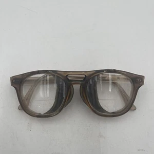 Vintage Titmus Z87 Horn-Rim Safety Glasses Bi-Focals Interior Shield USA - Picture 1 of 8