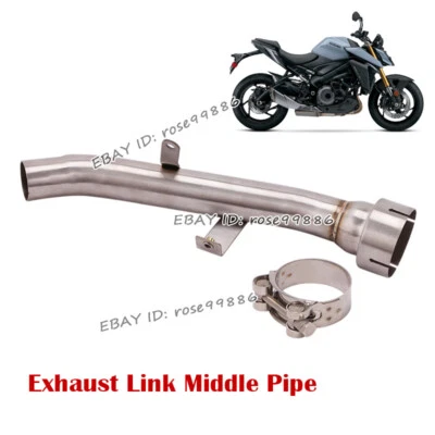 For Suzuki GSXS 1000 2015-2022 Motorcycle Exhaust Link Middle Pipe Modified - Image 1 of 4