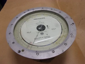 Wallace & Tiernan FA-145 Manometer Manometer 62A-2A-0005 0-35 Psi 8,5" - Bild 1 von 20