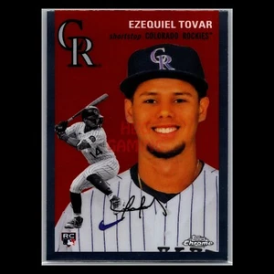 Ezequiel Tovar RC 2023 Topps Chrome Platinum Colorado Rockies Rookie Card #118 - Picture 1 of 2