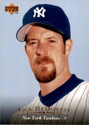 1995 Upper Deck Jack McDowell New York Yankees #206 MLB Baseball Card - Image 1 of 2