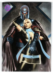 MARVEL 2011 DANGEROUS DIVAS E17 EMBRACE FOIL INSERT CARD ROGUE & MAGNETO X-MEN - Picture 1 of 2