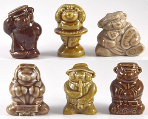 WADE BEAR AMBITIONS, 1996-1997, PARTY CRACKERS COMPLETE SET OF 6 - Picture 1 of 1