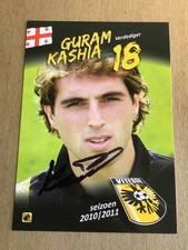 Guram Kashia, Georgia 🇬🇪 Vitesse Arnhem 2010/11 hand signed