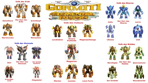 Gormiti Elemental Fusion - Choose Their Figures! Cover