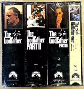 *SEALED* The Godfather VHS Collector's Edition Set HARD TO FIND HTF WITH FAMILY - Picture 1 of 1