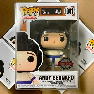 Funko Pop The Office: Andy Bernard #1061 vinilo con estuche de 0,5 mm "COMO NUEVO" - Imagen 1 de 5