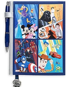 Diario y bolígrafo Disney 30 aniversario Mickey Minnie Winnie Stitch Elsa Cheshire - Imagen 1 de 12