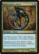 MTG Foil Uncommon Hibernation Sliver x 1 SP - Premium Deck Series: Slivers