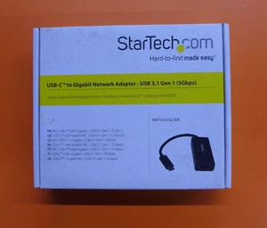 NEW StarTech Network Adapter USB-C to Gigabit 3.1 Gen 1 US1GC30B - Picture 1 of 6