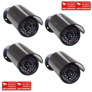 4 x Attrappe Überwachungskameras Blinklicht gefälschte IR LEDs für CCTV Überwachung C4X - Bild 1 von 8