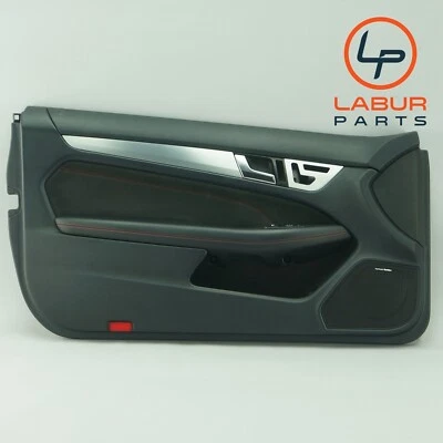 +DP411 W204 C204 MERCEDES 12-15 C КЛАССА КУПЕ ПЕРЕДНЯЯ ЛЕВАЯ ДВЕРНАЯ ПАНЕЛЬ КРЫШКА ЧЕРНЫЙ - Изображение 1 из 4