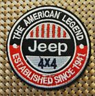 Jeep car company Round Embroidered Patch Iron-On Sew-On US shipping 