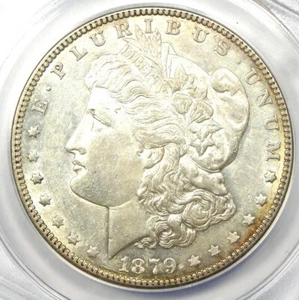 1879-S Reverse of 1878 Morgan Silver Dollar $1 Coin - ANACS AU55 - Rare Variety! - Picture 1 of 4