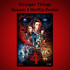 Large Stranger Things Season 4 High Quality Netflix Poster 36"x24"